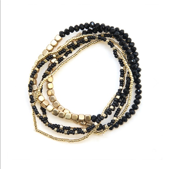 Jewelry - Beaded Stretch Stack Bracelet